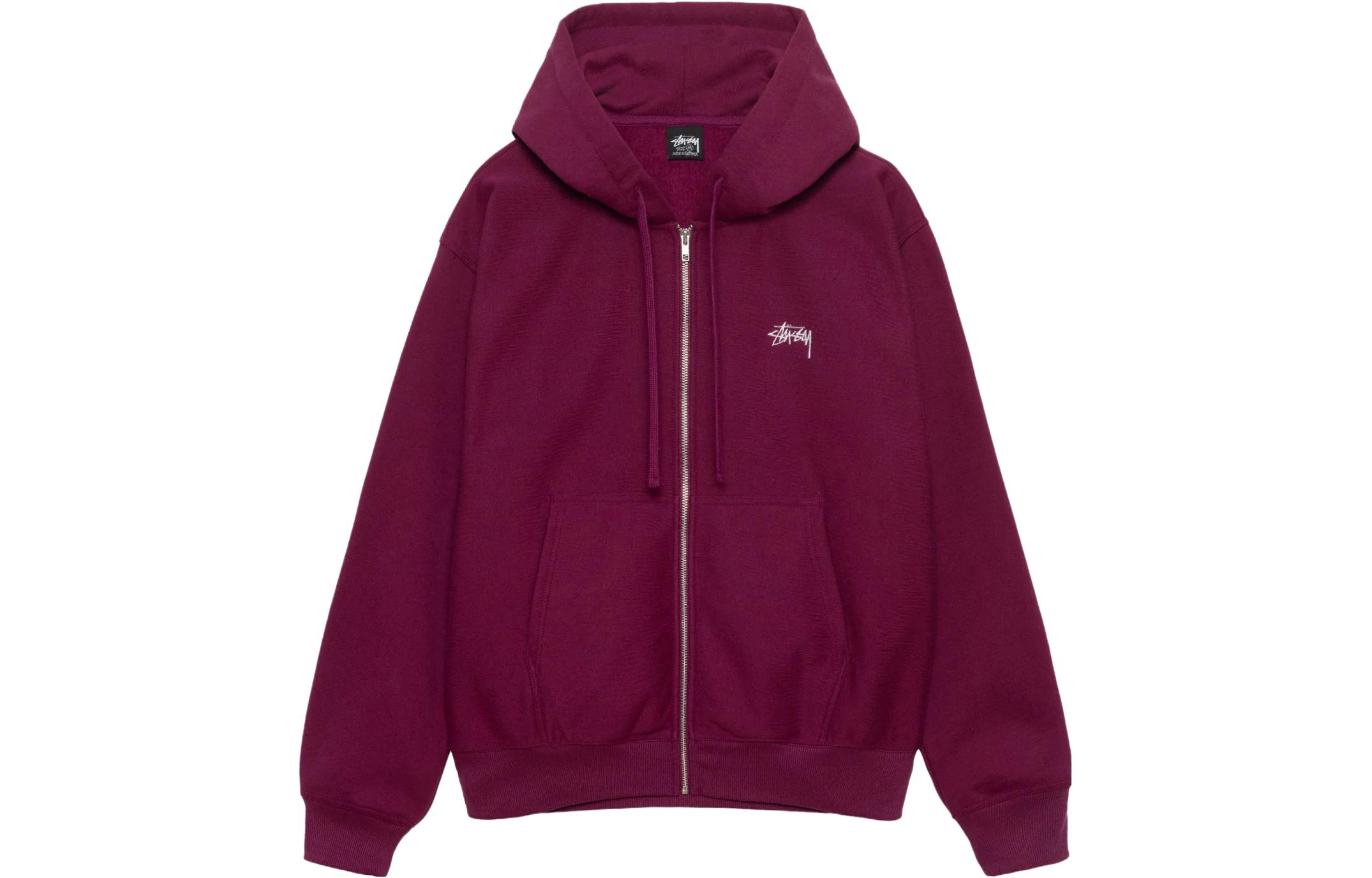 Stüssy Stussy Stock Logo Zip Hoodie Embroidered Lettering Vintage Unisex Sweatshirt. 118533 圖 22