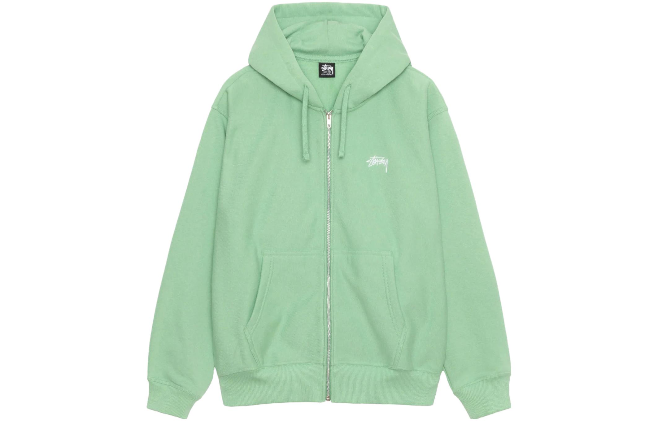 Stüssy Stussy Stock Logo Zip Hoodie Embroidered Lettering Vintage Unisex Sweatshirt. 118533 圖 10