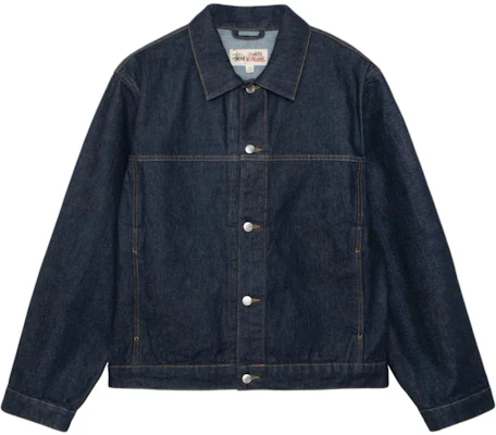 Chaqueta vaquera Stüssy Stussy verano unisex estilo retro con botones de logo. 115781 Order Chaqueta vaquera Stüssy Stussy verano unisex estilo retro con botones de logo. 115781