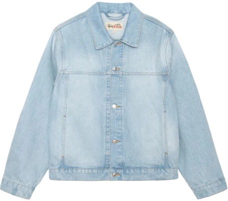 Chaqueta vaquera Stüssy Stussy verano unisex estilo retro con botones de logo. 115781 Details for Chaqueta vaquera Stüssy Stussy verano unisex estilo retro con botones de logo. 115781