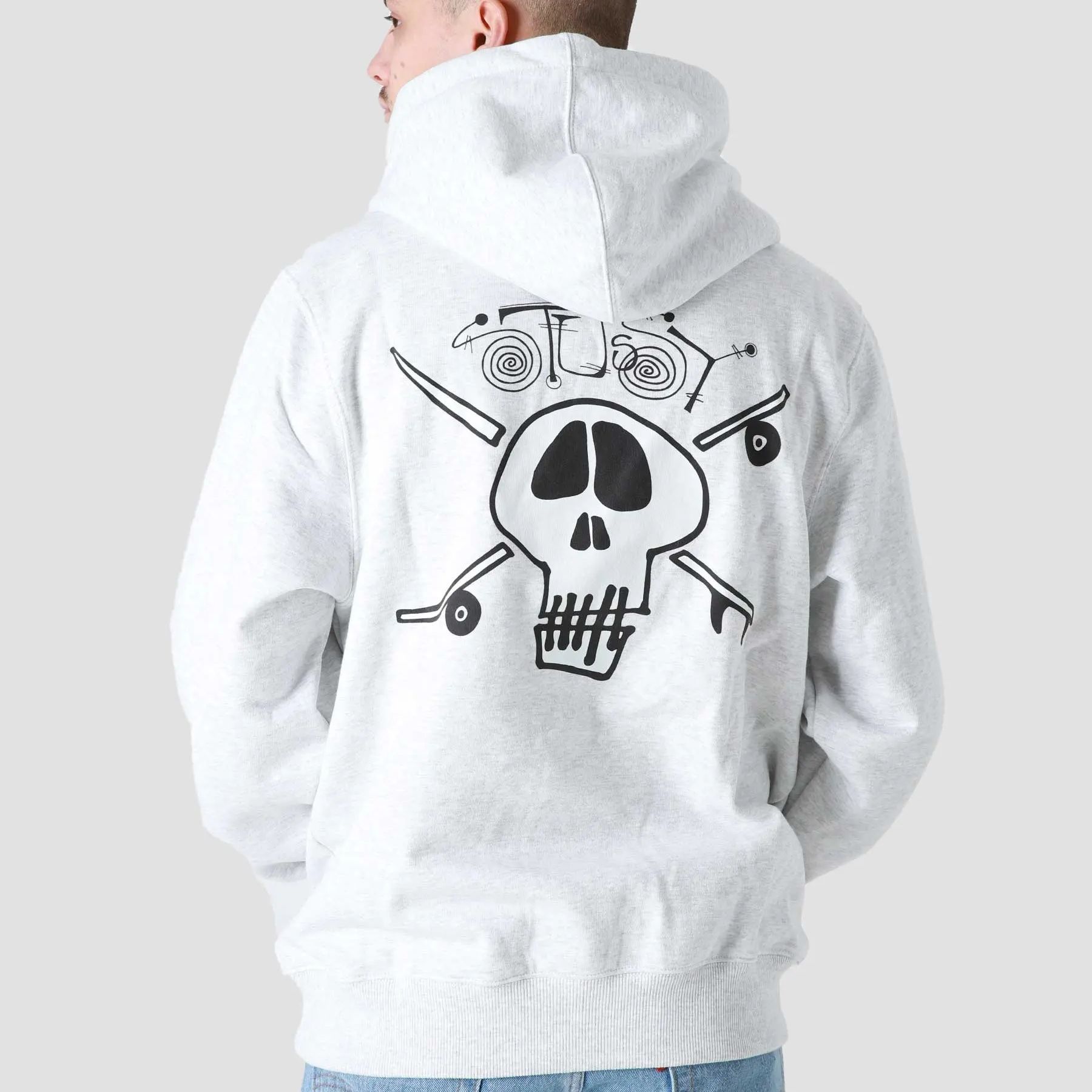 Stüssy Stussy Surf Skate Skull Tee Vintage Fleece Sweatshirt Unisex. 1924746 圖 5