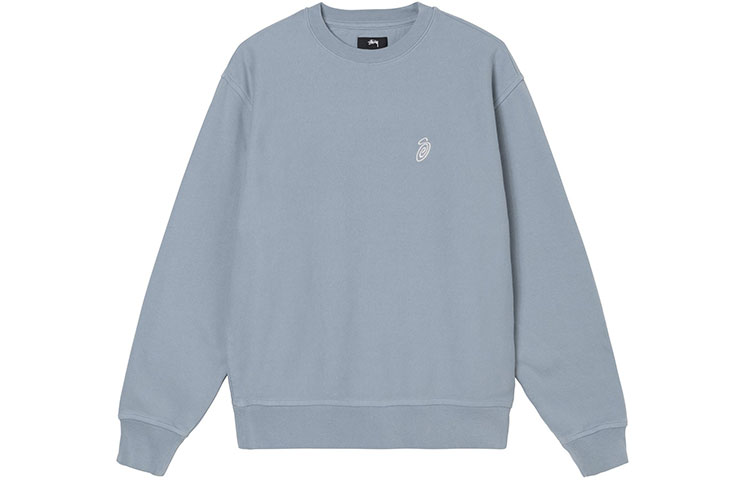 Stüssy Stussy Swirl Embroidered Crewneck Retro Sweatshirt Unisex. 118463