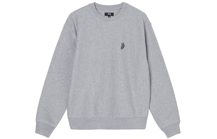 Stüssy Stussy Swirl Embroidered Crewneck Retro Sweatshirt Unisex. 118463 圖 2
