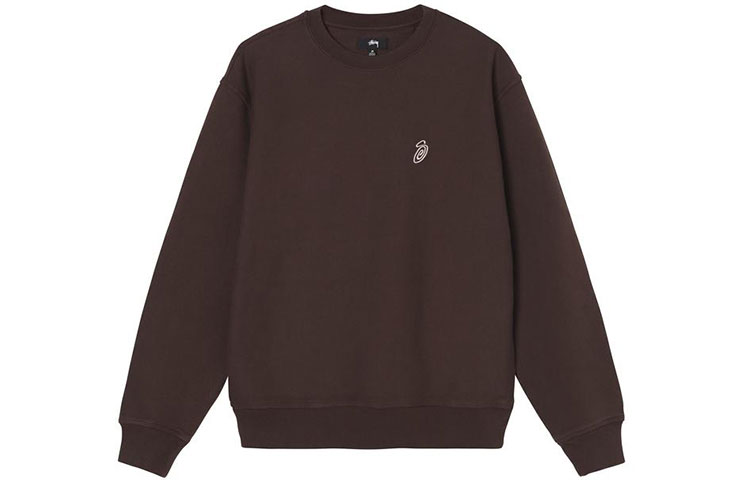 Stüssy Stussy Swirl Embroidered Crewneck Retro Sweatshirt Unisex. 118463 圖 6