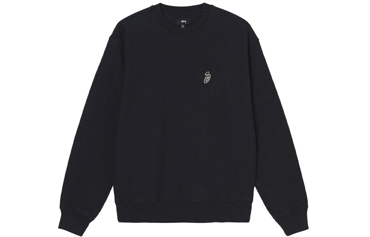 Stüssy Stussy Swirl Embroidered Crewneck Retro Sweatshirt Unisex. 118463 圖 10