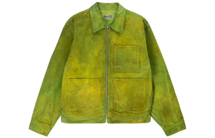 Stüssy Stussy Tie-Dye Zip-Up Multi-Pocket Retro Jacket Unisex 115708 圖 12