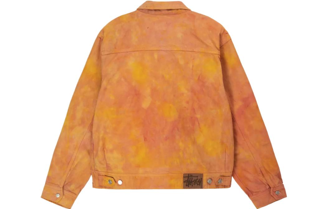 Stüssy Stussy Tie-Dye Zip-Up Multi-Pocket Retro Jacket Unisex 115708 圖 3
