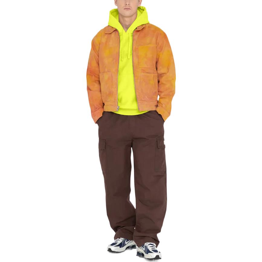 Stüssy Stussy Tie-Dye Zip-Up Multi-Pocket Retro Jacket Unisex 115708 圖 4