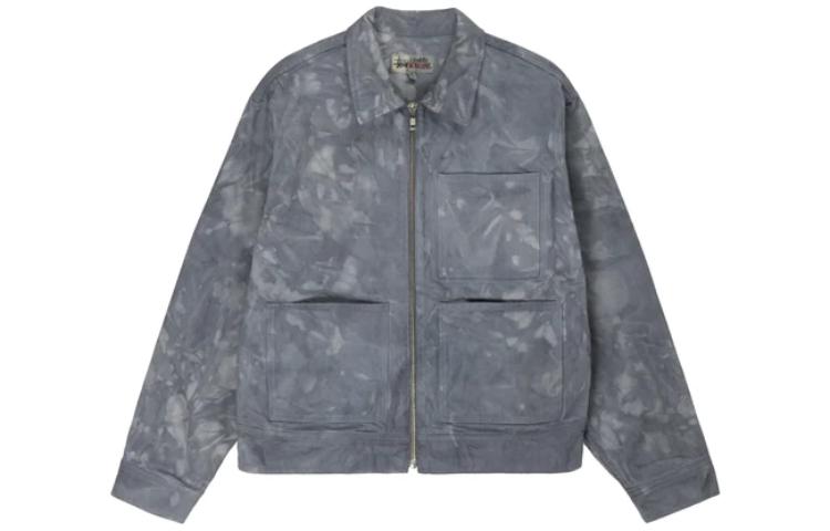 Stüssy Stussy Tie-Dye Zip-Up Multi-Pocket Retro Jacket Unisex 115708 圖 7