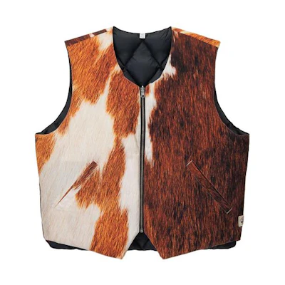 Stüssy Stussy Tie-Dye Zip Reversible Quilted Vintage Vest Unisex. 115695