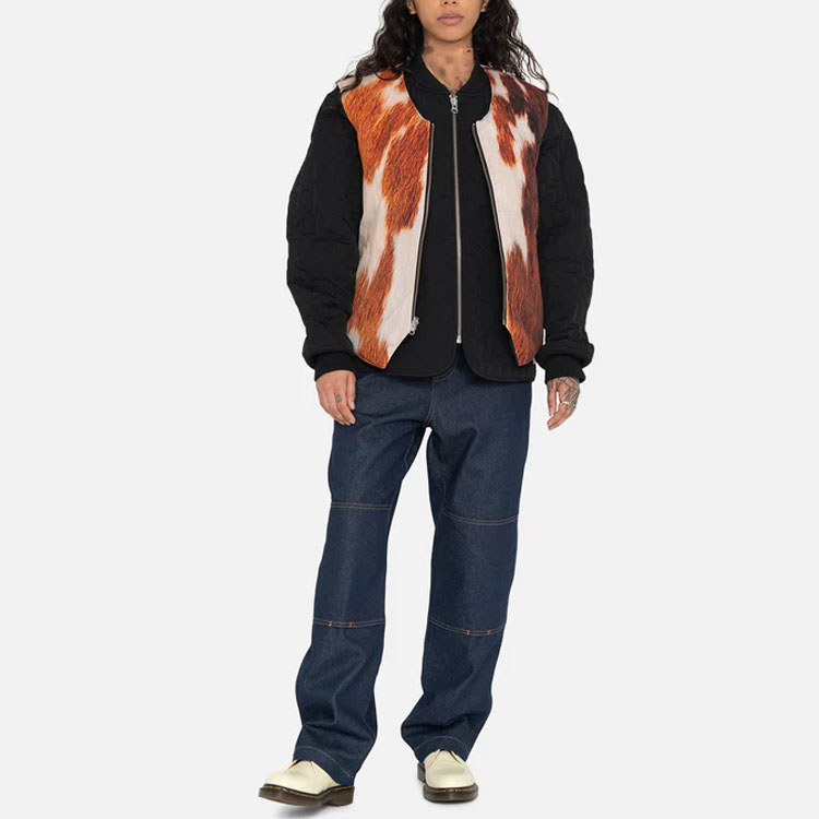 Stüssy Stussy Tie-Dye Zip Reversible Quilted Vintage Vest Unisex. 115695 圖 15