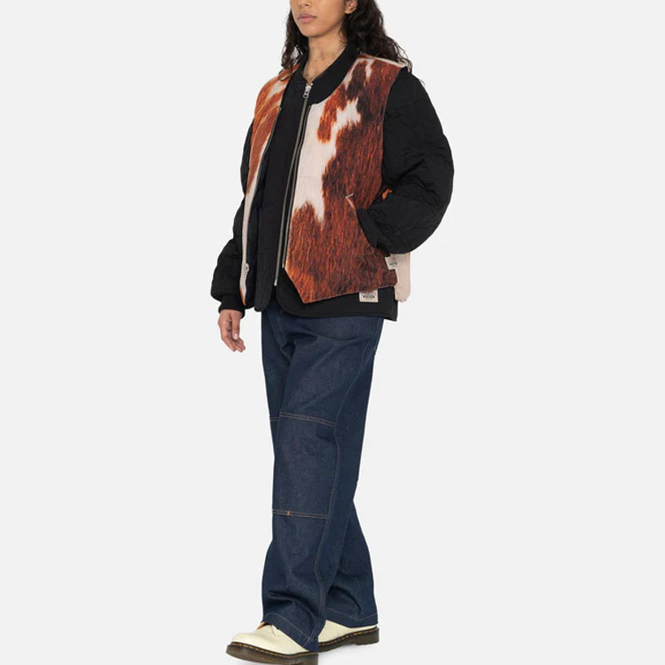 Stüssy Stussy Tie-Dye Zip Reversible Quilted Vintage Vest Unisex. 115695 圖 17