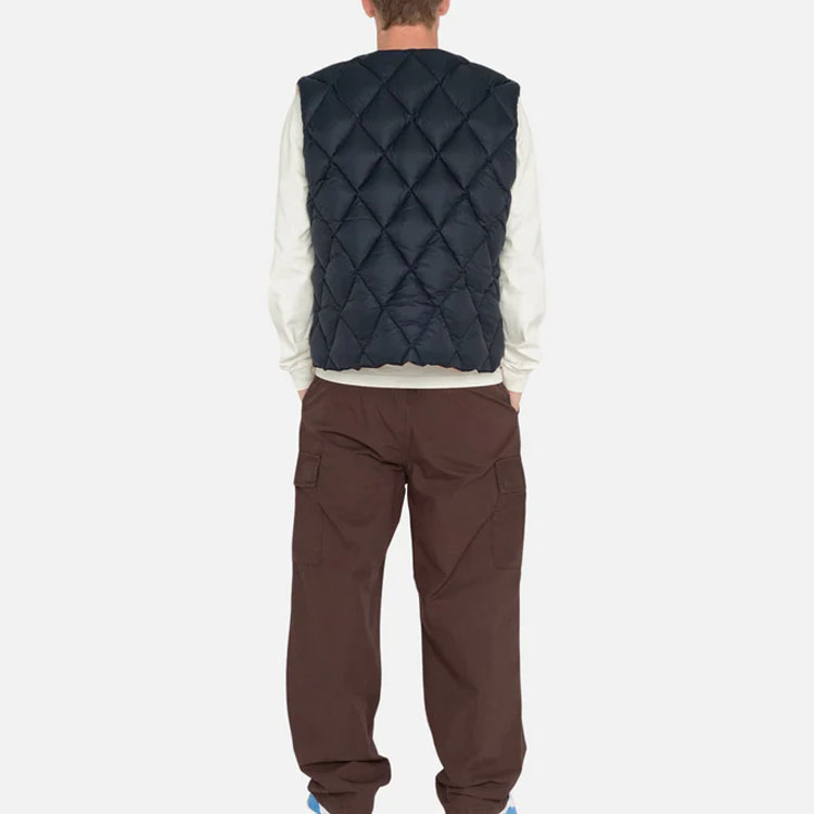 Stüssy Stussy Tie-Dye Zip Reversible Quilted Vintage Vest Unisex. 115695 圖 6