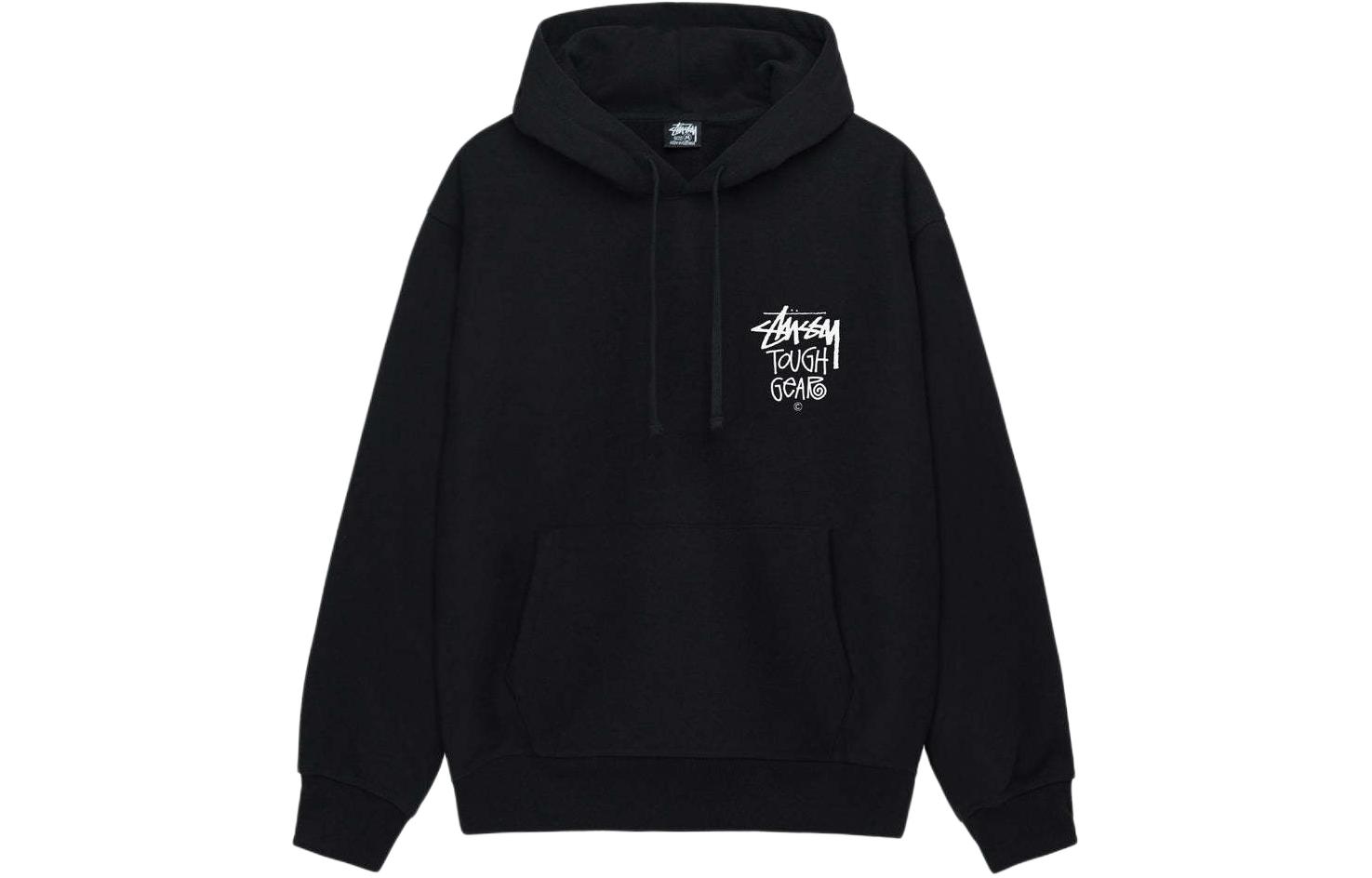 Stüssy Stussy Tough Gear Hoodie Retro Fleece Colorblock Unisex Long Sleeve Pullover. 1924996