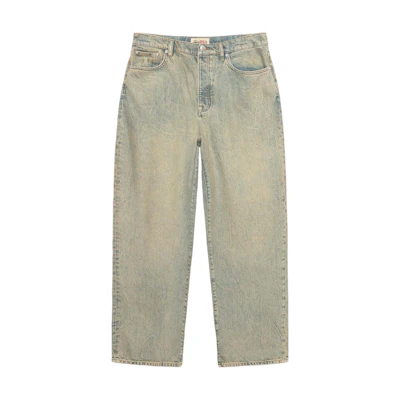 Stüssy Stussy Unisex Retro Loose Fit Denim Jeans Blue Casual Comfortable Style. 116599-BEWA