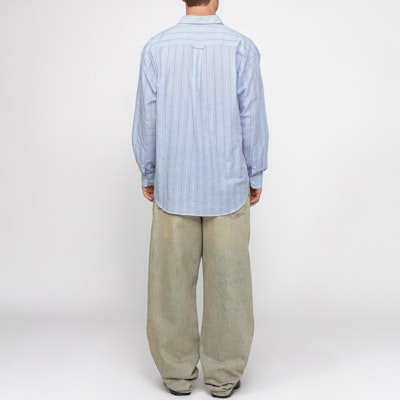 Stüssy Unisex Denim Jeans Biru Gaya Kasual Longgar Selesa Retro. 116599-BEWA Details for Stüssy Unisex Denim Jeans Biru Gaya Kasual Longgar Selesa Retro. 116599-BEWA