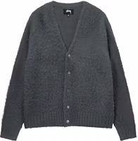 Stüssy Stussy Unisex Vintage V-Neck Button-Up Long Sleeve Knit Cardigan. 117163 Stüssy Stussy Unisex Vintage V-Neck Button-Up Long Sleeve Knit Cardigan. 117163