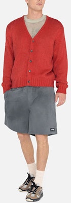 스투시 유니섹스 빈티지 브이넥 버튼업 긴팔 니트 가디건. 117163 5