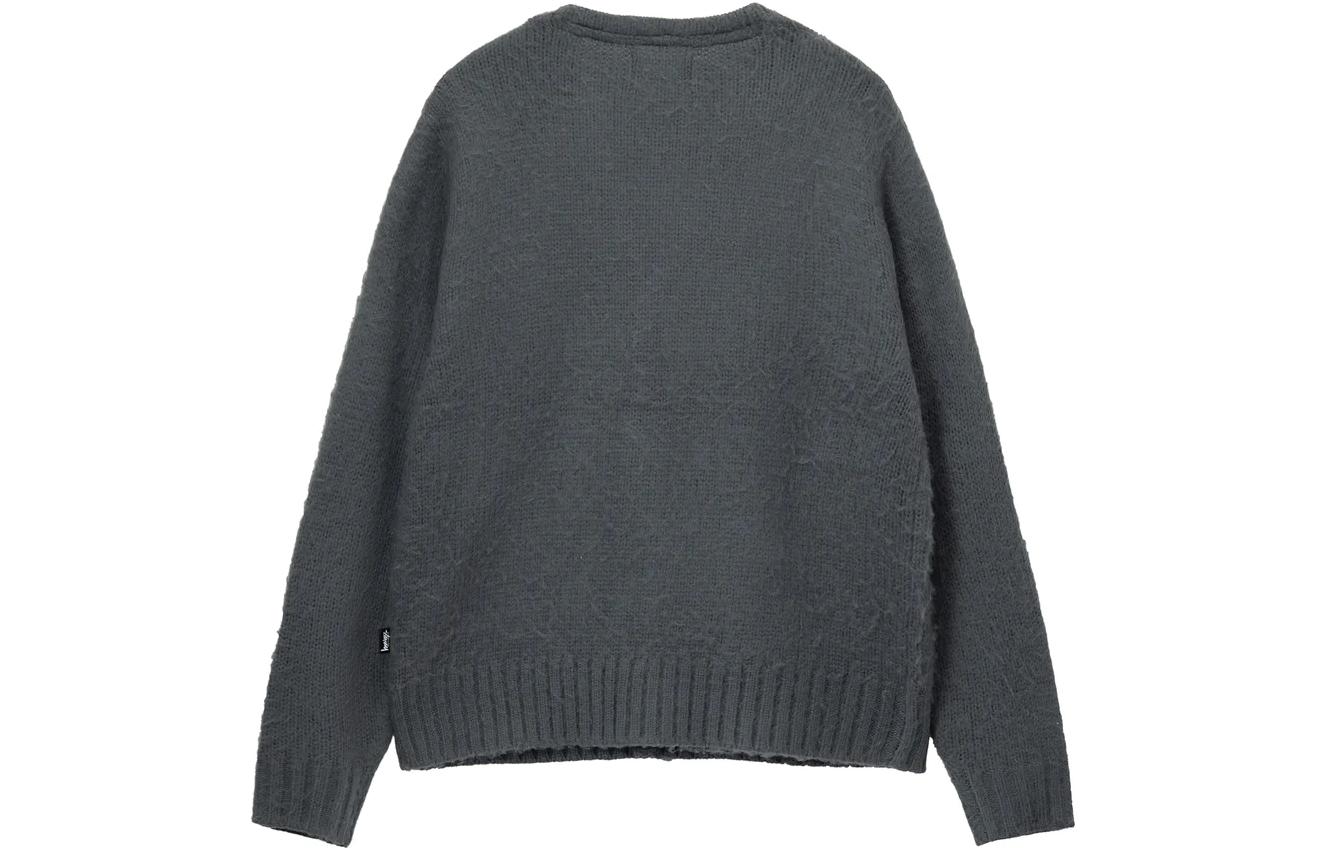 Lookbook 스투시 유니섹스 빈티지 브이넥 버튼업 긴팔 니트 가디건. 117163