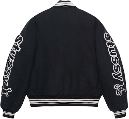 스투시 바시티 레터맨 자켓 아메리칸 레트로 야구 스타일 아우터웨어. 115748 Lookbook 스투시 바시티 레터맨 자켓 아메리칸 레트로 야구 스타일 아우터웨어. 115748