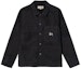 Order Stüssy Stussy Venus Chore Jacket Unisex Black - Vintage Style Warm Twill Collar Jacket 115600