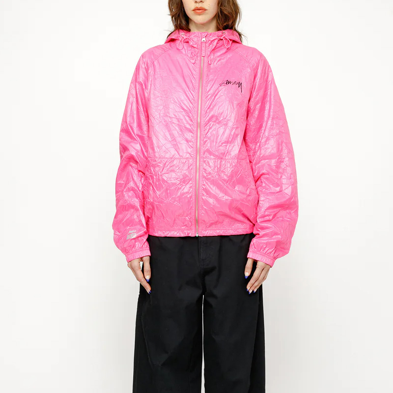 Stüssy Stussy Vintage Crinkle Nylon Logo Zip Jacket Unisex Retro Style 115746 圖 14