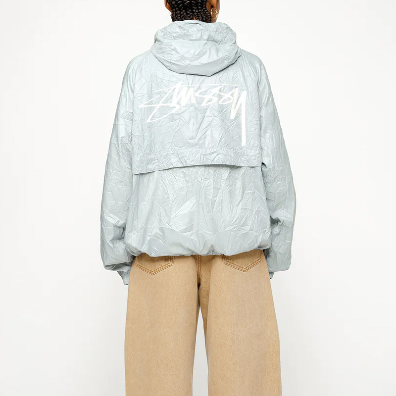 Stüssy Stussy Vintage Crinkle Nylon Logo Zip Jacket Unisex Retro Style 115746 圖 20