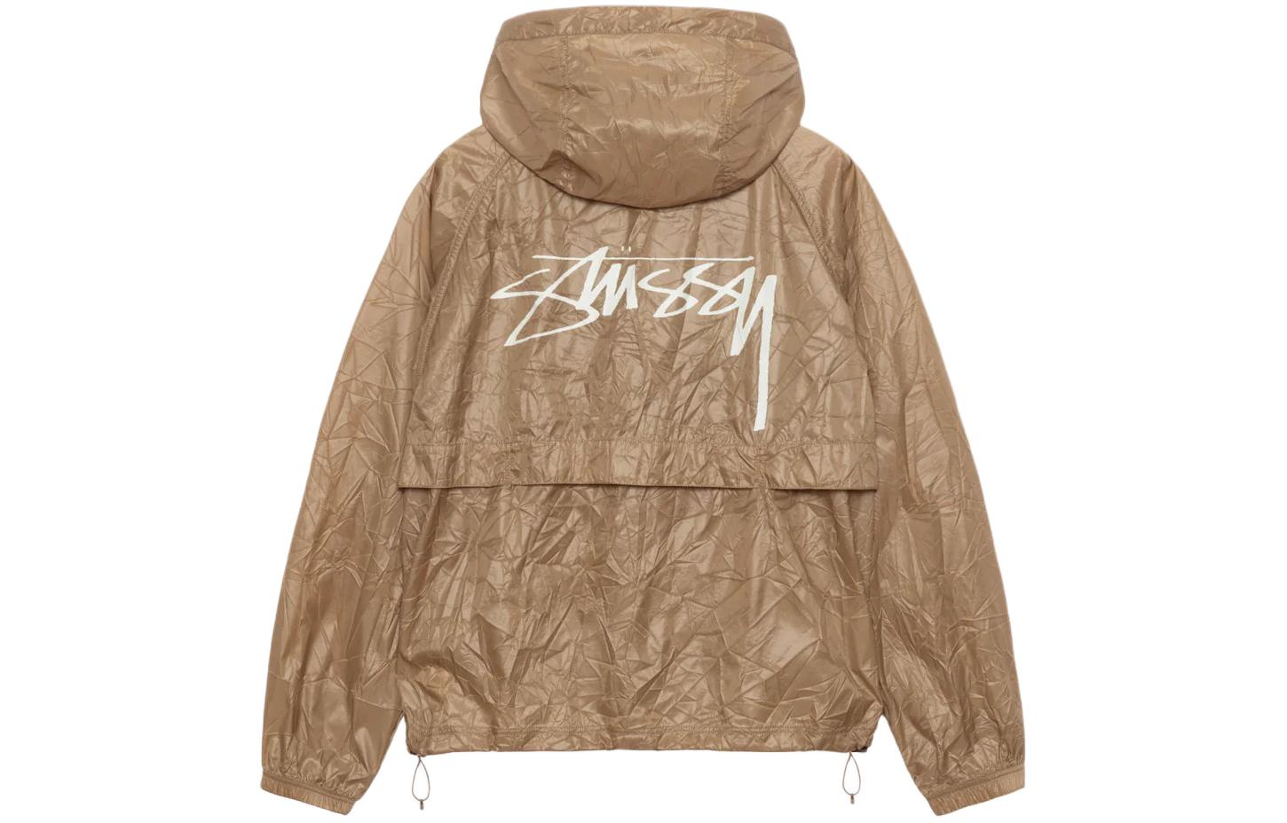 Stüssy Stussy Vintage Crinkle Nylon Logo Zip Jacket Unisex Retro Style 115746 圖 7