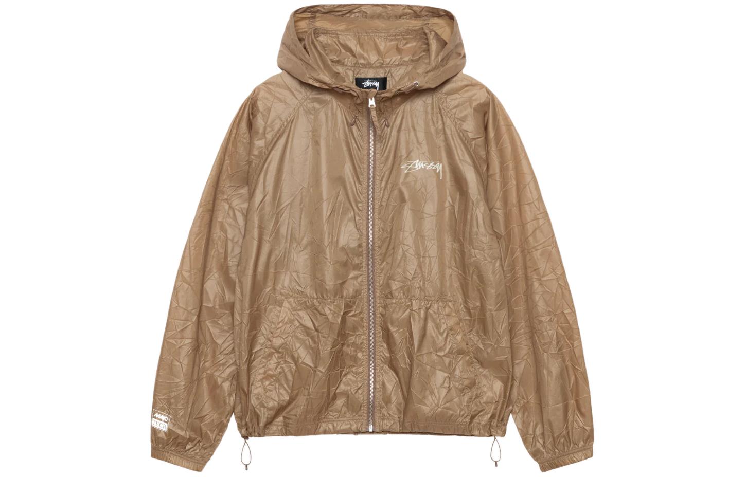 Stüssy Stussy Vintage Crinkle Nylon Logo Zip Jacket Unisex Retro Style 115746 圖 8