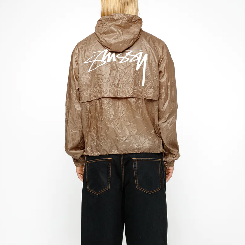 Stüssy Stussy Vintage Crinkle Nylon Logo Zip Jacket Unisex Retro Style 115746 圖 10
