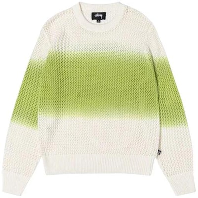 Stüssy Stussy Vintage Loose Fit Colorblock Crewneck Sweater Green Unisex. 117105-BRIG Order Stüssy Stussy Vintage Loose Fit Colorblock Crewneck Sweater Green Unisex. 117105-BRIG