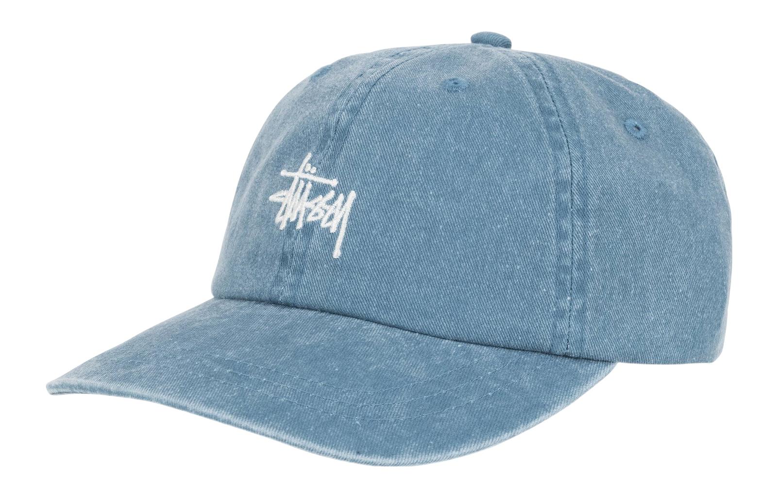 Stüssy Stussy Washed Embroidered Cotton Cap Unisex Couple Style - Blue 1311043-LABL