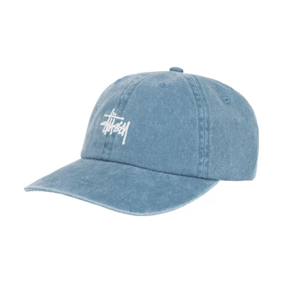 Stüssy Stussy Washed Embroidered Cotton Cap Unisex Couple Style - Blue 1311043-LABL