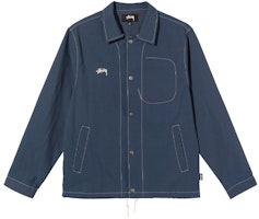 Stüssy Stussy Waterproof Stitch Coach Jacket Metallic Button Unisex Retro Style. 115555 Stüssy Stussy Waterproof Stitch Coach Jacket Metallic Button Unisex Retro Style. 115555