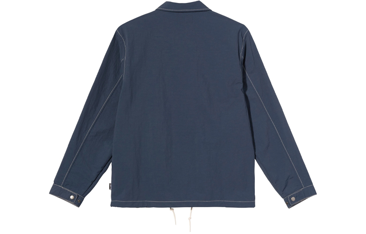 Lookbook 스투시 방수 스티치 코치 재킷 메탈릭 버튼 유니섹스 레트로 스타일. 115555