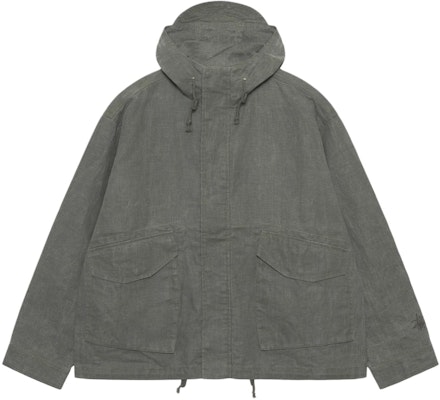 Stüssy Stussy 复古寬鬆版連帽蠟材質短款風衣外套 男女適穿外套. 115752 Order Stüssy Stussy 复古寬鬆版連帽蠟材質短款風衣外套 男女適穿外套. 115752