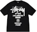 Shop Kaos Stüssy Stussy World Tour Unisex Lengan Pendek Crewneck. 1904877