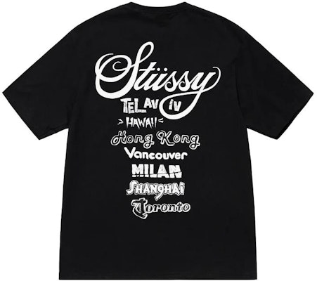 Kaos Stüssy Stussy World Tour Unisex Lengan Pendek Crewneck. 1904877 Purchase Kaos Stüssy Stussy World Tour Unisex Lengan Pendek Crewneck. 1904877