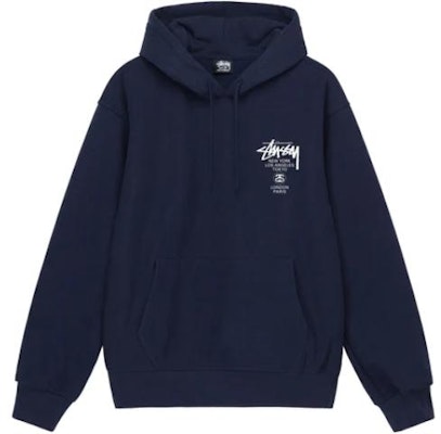 ステューシー ワールドツアー フーディ レタープリント ユニセックス レトロ スウェット 3923713 6