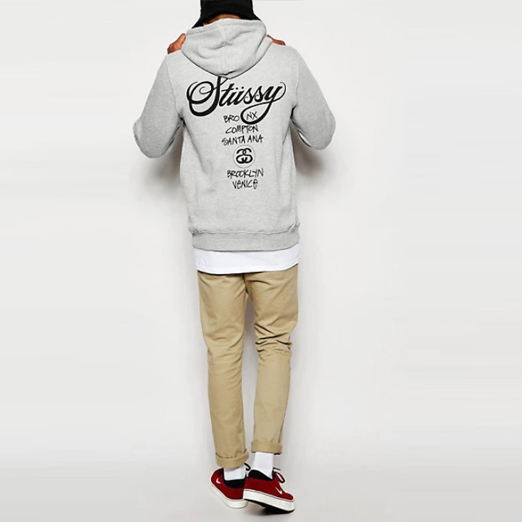 Stüssy Stussy World Tour Hoodie Unisex Vintage Sweatshirt Long Sleeve. 3923571 圖 12