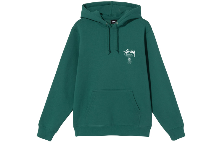 Stüssy Stussy World Tour Hoodie Unisex Vintage Sweatshirt Long Sleeve. 3923571 圖 14