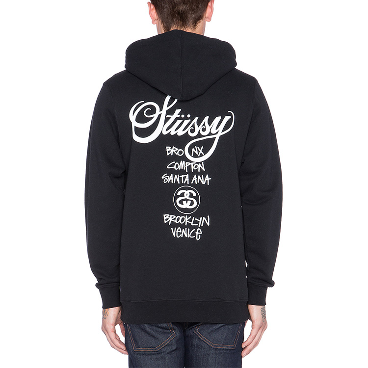 Stüssy Stussy World Tour Hoodie Unisex Vintage Sweatshirt Long Sleeve. 3923571 圖 5