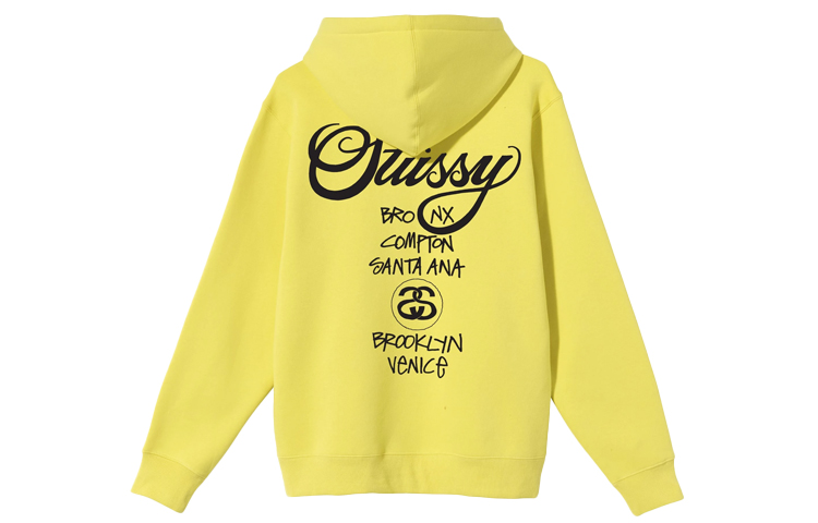 Stüssy Stussy World Tour Hoodie Unisex Vintage Sweatshirt Long Sleeve. 3923571 圖 7