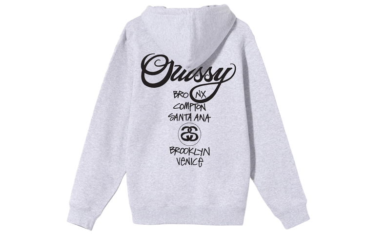Stüssy Stussy World Tour Hoodie Unisex Vintage Sweatshirt Long Sleeve. 3923571 圖 9