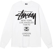Stüssy Stussy World Tour LS Tee Letter Print Retro Long Sleeve Unisex T-Shirt 3993713 Stüssy Stussy World Tour LS Tee Letter Print Retro Long Sleeve Unisex T-Shirt 3993713