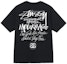 Order Stüssy 世界巡演現代標誌塗鴉印花純棉男女同款T恤。 1904793