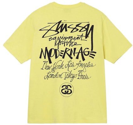 Stüssy 世界巡演現代標誌塗鴉印花純棉男女同款T恤。 1904793 Details for Stüssy 世界巡演現代標誌塗鴉印花純棉男女同款T恤。 1904793