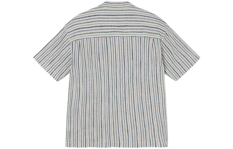 Stüssy Stussy Wrinkly Cotton Gauze Classic Vintage Short-Sleeve Shirt Mens. 1110222 圖 3