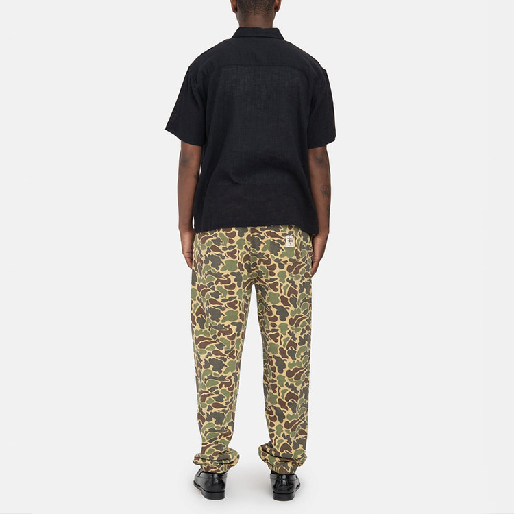 Stüssy Stussy Wrinkly Cotton Gauze Classic Vintage Short-Sleeve Shirt Mens. 1110222 圖 9