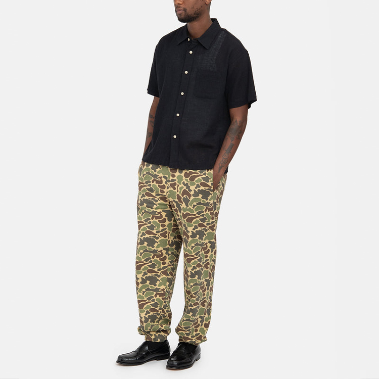 Stüssy Stussy Wrinkly Cotton Gauze Classic Vintage Short-Sleeve Shirt Mens. 1110222 圖 10